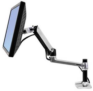 Ergotron LX Desk Monitor Arm 1fach Monitor-Tischhalterung 25,4cm (10 ) - 81,3cm (32 ) Höhenverstell