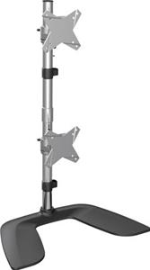 StarTech.com Vertical Dual Monitor Stand for up to 27" Monitors - Aluminum - stand