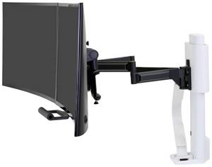Ergotron TRACE™ 2fach Monitor-Tischhalterung 53,3cm (21 ) - 68,6cm (27 ) Drehbar, Höhenverstellba