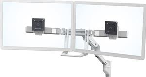 Ergotron HX Dual Monitorarm Wandhalterung für zwei Monitore bis 81,28 cm (32 Zoll) weiß
