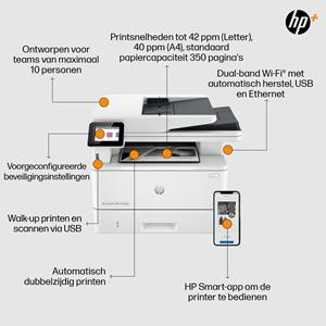 HP LaserJet Pro MFP 4102fdwe - Multifunctionele printer