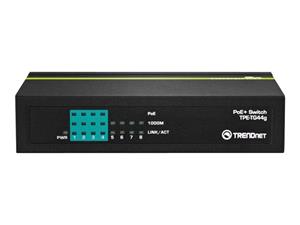 Trendnet »TPE-TG44g 8-Port PoE Switch GREENnet Gigabit 4 PoE, 4 Non-PoE« Netzwerk-Switch