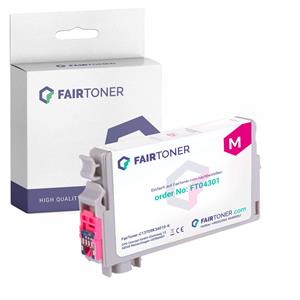 FairToner Kompatibel für Epson C13T09K34010 / 408L Druckerpatrone Magenta