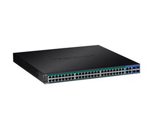 Trendnet TPE-5240WS Gigabit Ethernet (10/100/1000) Power over Ethernet (PoE) 1U Zwart netwerk-switch