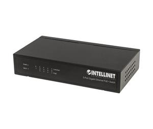 Intellinet »PoE+ Switch 5-Port Gigabit Ethernet 60W Desktop« Netzwerk-Switch