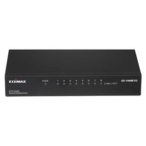 Edimax »Gigabit Ethernet 8 Ports Desktop Switch Metal« Netzwerk-Switch