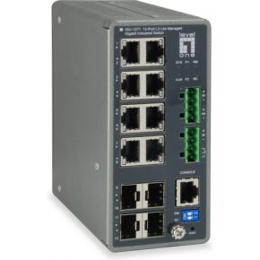 LevelOne »LEVEL ONE Industrial Switch 12-Port L3 Lite Gigabi« Netzwerk-Switch
