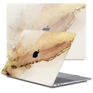 Lunso  MacBook Air 13 inch (2020) - case hoes - Sweet Caramel