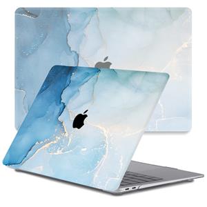 Lunso  MacBook Air 13 inch (2020) - case hoes - Aciano Azul