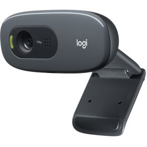Logitech Logitech Webcam C270, 3 MP, 1280 x 720 Pixel, 30 fps, USB, Schwarz, 1 Webcam