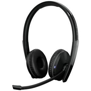 EPOS C20 Over Ear koptelefoon Bluetooth Zwart Noise Cancelling Headset
