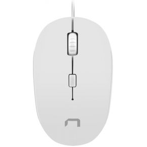 Natec Sparrow - mouse - USB 2.0 - white - Maus (Weiß)