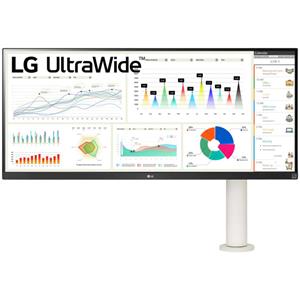 LG 34" Bildschirm UltraWide 34WQ680-W - LED monitor - 34" - HDR - Weiß - 1 ms AMD FreeSync