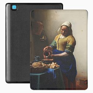 Lunso  Kobo Aura Edition 2 hoes (6 inch) - Vegan Saffiano Leren sleep cover - Vermeer Melkmeisje