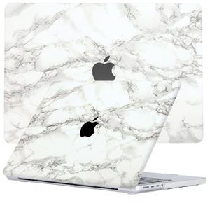 Lunso  MacBook Pro 14 inch M1 / M2 (2021-2023) - case hoes - Marble Cosette