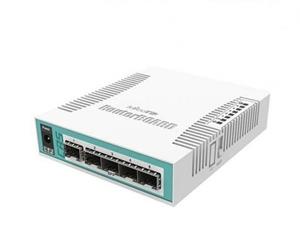 MikroTik »CRS106-1C-5S - Cloud Router Switch 106-1C-5S mit QAC8511...« Netzwerk-Switch