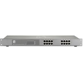 LevelOne FEP-1612 Fast Ethernet (10/100) Power over Ethernet (PoE) Grijs - [FEP-1612W150]