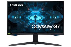 Samsung 27" Bildschirm Odyssey G7 - 2560x1440 (QHD) - 240Hz - QLED (With Quantum Dot) - Curved - 1 ms