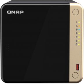 QNAP TS-464 NAS Tower Ethernet LAN Zwart N5095