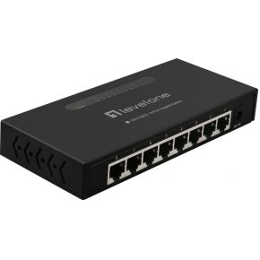 LevelOne GEU-0822 netwerk-switch Unmanaged Gigabit Ethernet (10/100/1000) Zwart