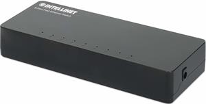 Intellinet INTELLINET Desktop 8-Port Fast Ethernet Switch schwarz Netzwerk-Switch