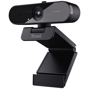 Trust TW-200 Full HD-Webcam 1920 x 1080 Pixel Standfuß, Klemm-Halterung