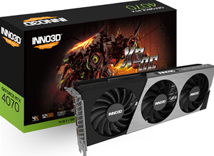 INNO3D GeForce RTX 4070 X3 OC - Videokaart