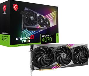 Outlet: MSI GEFORCE RTX 4070 GAMING X TRIO 12G (DLSS 3)