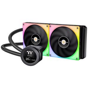 Thermaltake TT Toughliquid Ultra 280 RGB Computer behuizing Alles-in-één vloeistofkoeler Zwart