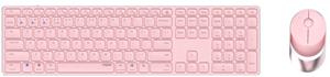 Rapoo 9850M (DE) Kabelloses Tastatur-Set rosa