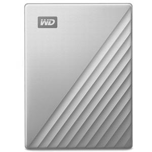 WD My Passport Ultra for Mac - Extern Festplatte - 5 TB - Silber