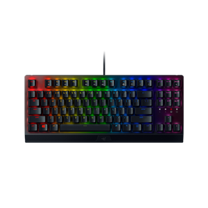 Razer BlackWidow V3 Tenkeyless Compact Mechanical Keyboard with Razer Chroma RGB - Fully Programmable Keys - Green Switch (Tactile & Clicky) - Nordic Layout