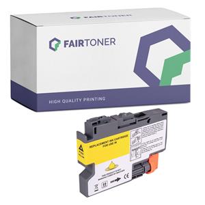 FairToner Kompatibel für Brother LC-424Y Druckerpatrone Gelb