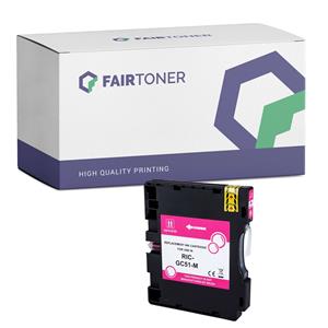 FairToner Kompatibel für Ricoh 405864 / GC-51MH Druckerpatrone Magenta