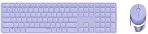 Rapoo 9850M (DE) Kabelloses Tastatur-Set lila