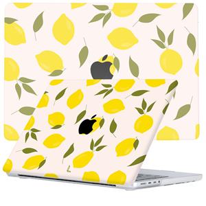 Lunso  MacBook Pro 14 inch M1 / M2 (2021-2023) - cover hoes - Squeezy Lemon