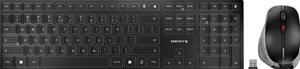Cherry DW 9500 SLIM - Tastatur & Maus Set - Nordisch - Grau