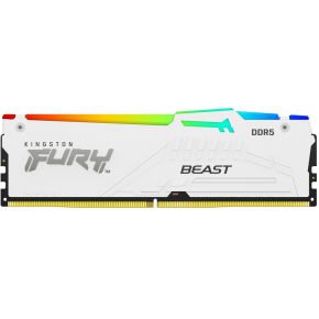 Kingston DDR5 Fury Beast White RGB 1x32GB 6000