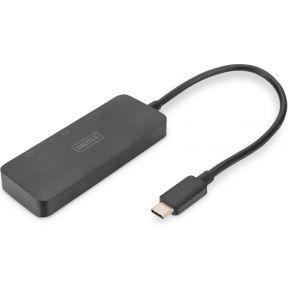 Digitus 3-Port-Video-Hub USB-C->3x Displayport schwarz Netzwerk-Switch
