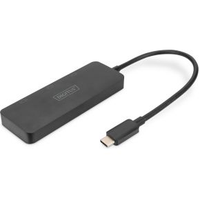 Digitus 3-Port-Video-Hub USB-C->3x HDMI schwarz Netzwerk-Switch