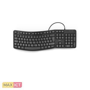 Hama EKC-400 Tastatur (kabelgebunden) mit Handballenauflage schwarz
