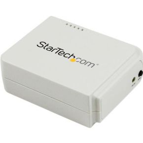 StarTech.com 1-poorts USB Wireless N netwerkprintserver met 10/100 Mbps Ethernet-poort 802.11 b/g/n