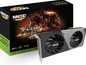 INNO3D GeForce RTX 4060 Ti 8GB Twin X2 - Videokaart