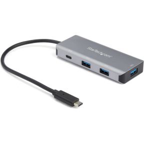 StarTech.com HB31C3A1CB interface hub USB 3.1 (3.1 Gen 2) Type-C 10000 Mbit/s Zwart, Grijs