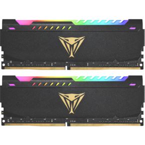 Patriot Viper Steel RGB - DDR4 - kit - 32 GB: 2 x 16 GB - DIMM 288-pin - 3600 MHz / PC4-28800 - unbuffered