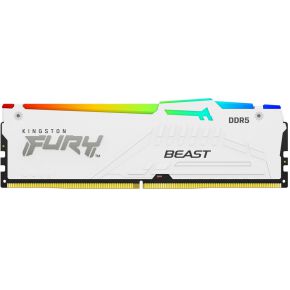 Kingston DDR5 Fury Beast White RGB 1x16GB 6000