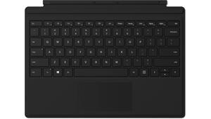 Microsoft Surface Pro Type Cover with Fingerprint ID - tastatur - med trackpad accelerometer - UK - Tastaturen - Schwarz