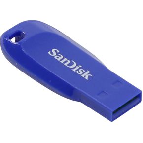 SanDisk Cruzer Blade 32 GB 32GB 2.0 USB-Type-A-aansluiting Blauw USB flash drive