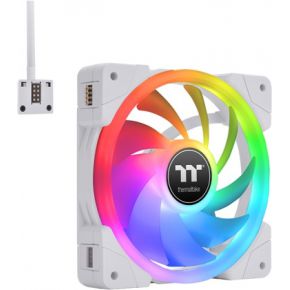 Thermaltake SWAFAN EX14 RGB PC Cooling Fan White TT Premium Ed