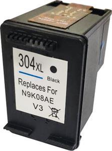 Huismerk HP 304XL cartridge zwart met inktniveau